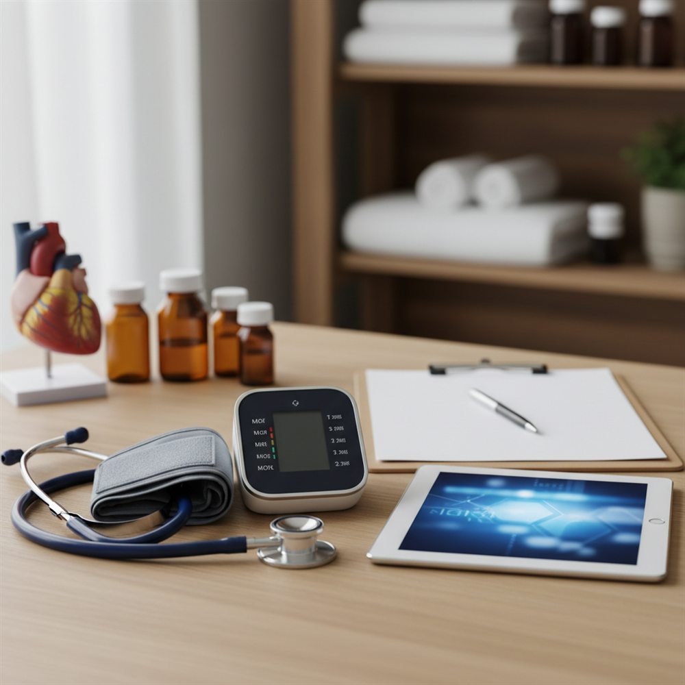 Primary care tools prepared for a patient visit